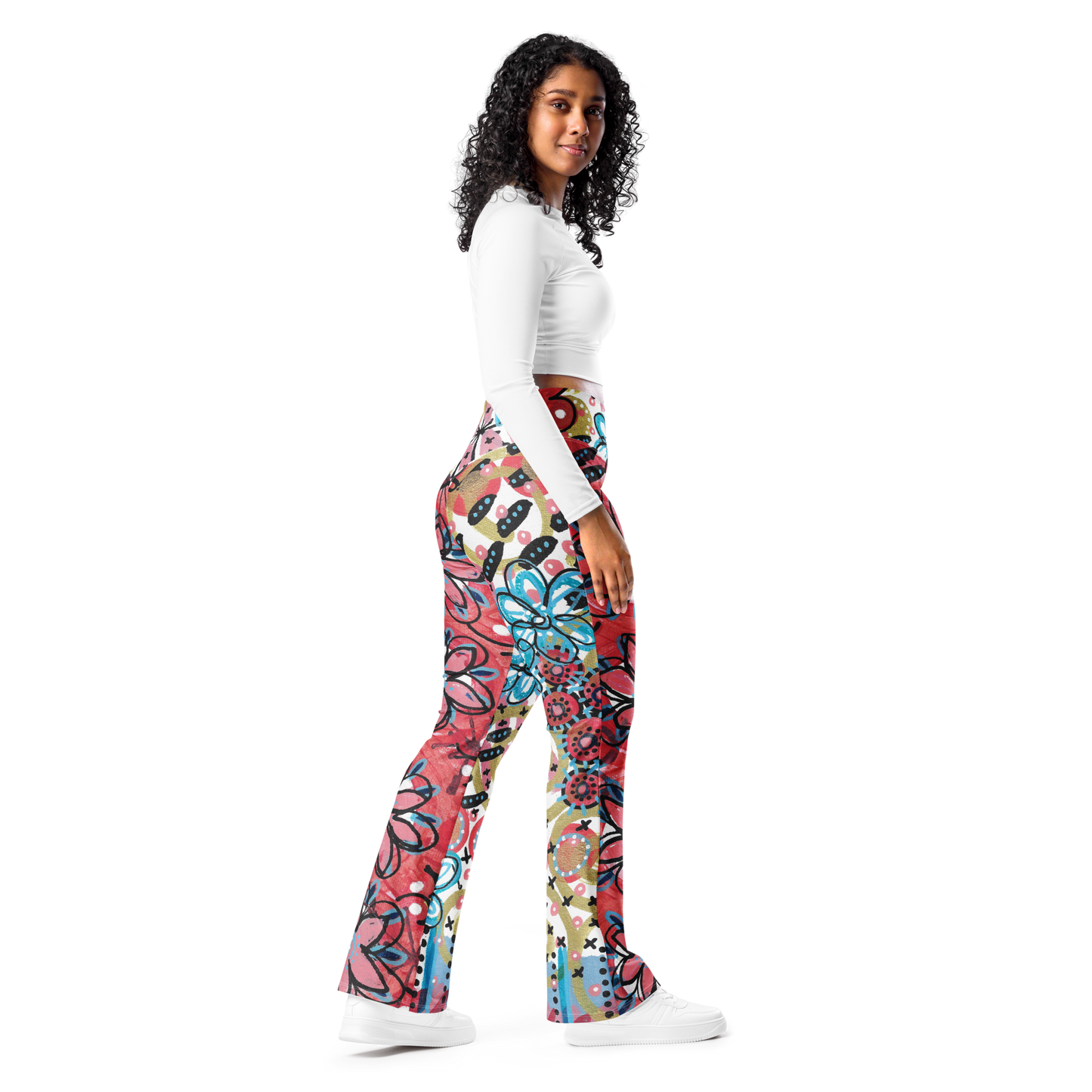 Flower Power Flare Leggings