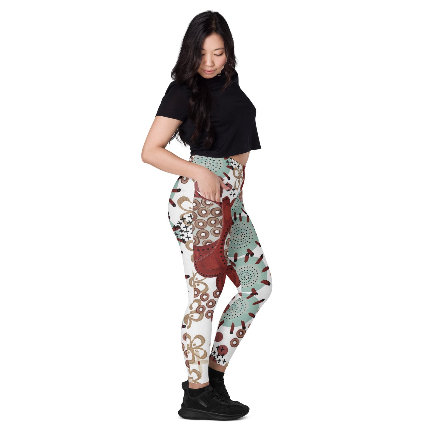 Sienna Sage Leggings with Pockets