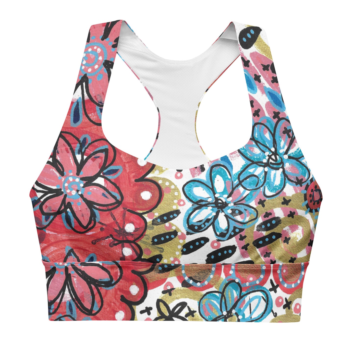 Flower Power Sports Bra