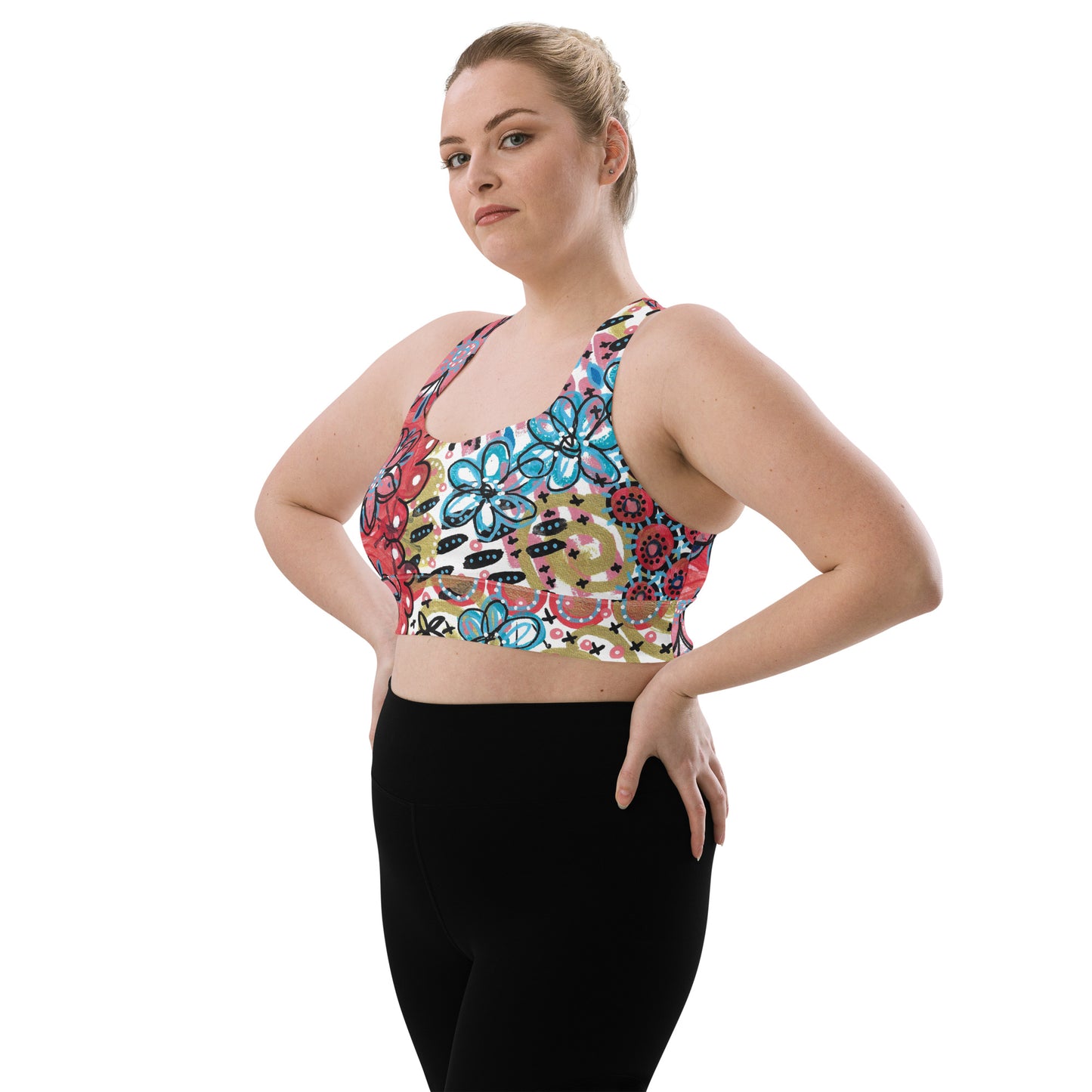 Flower Power Sports Bra