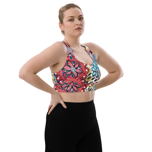 Flower Power Sports Bra