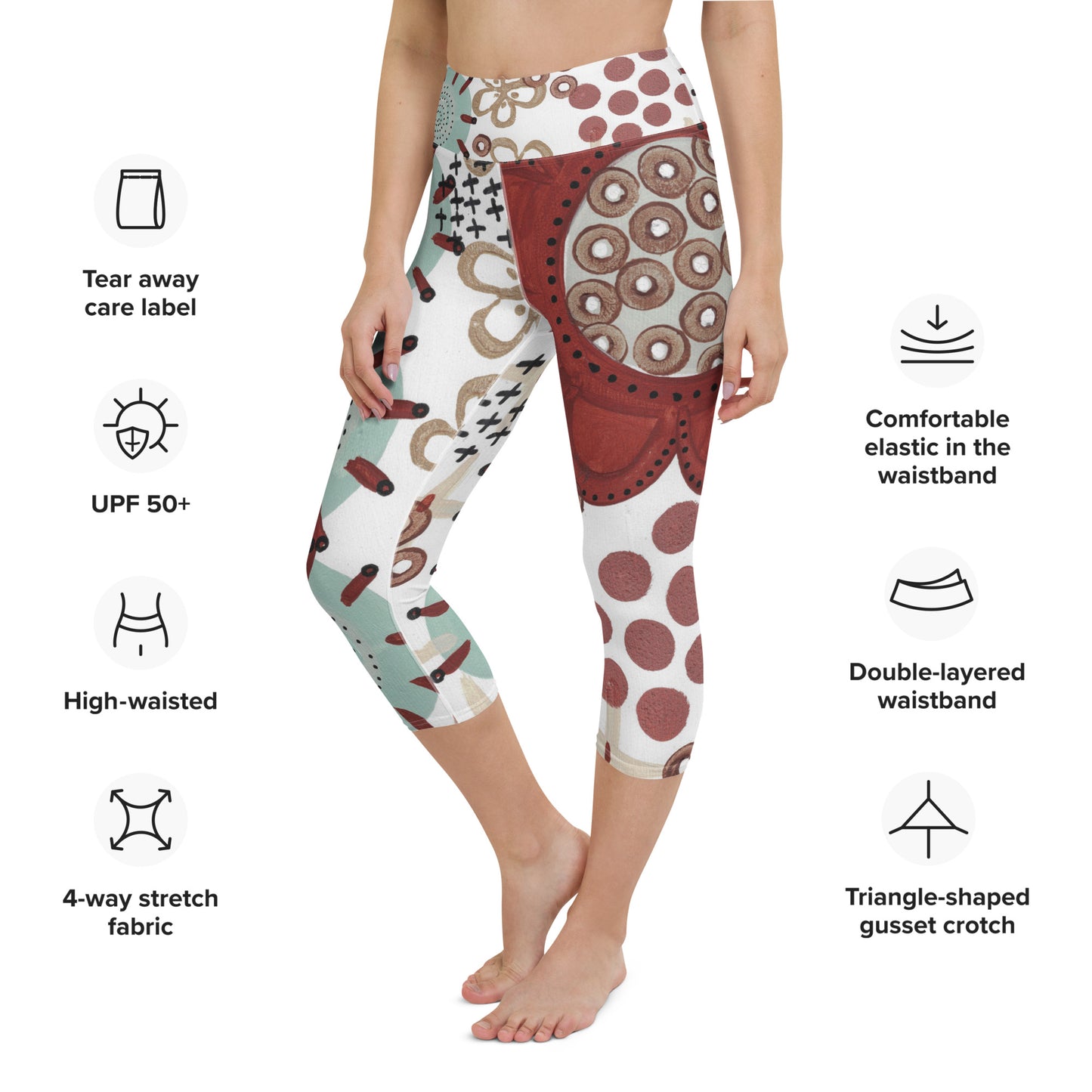 Sienna Sage Capri Leggings