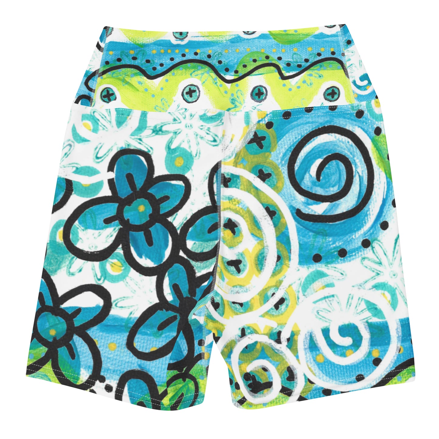 Waves of Summer Workout Shorts