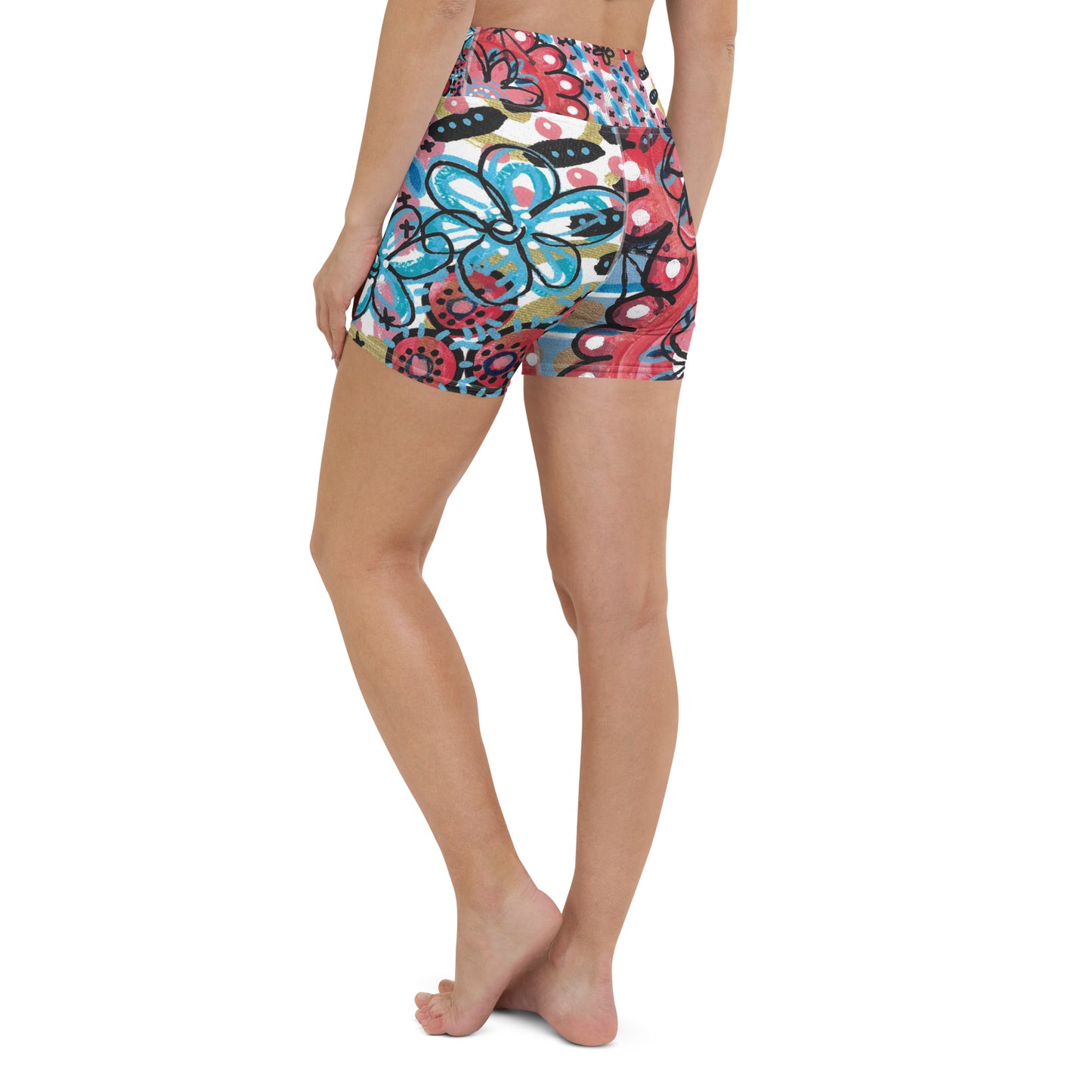 Flower Power Workout Shorts