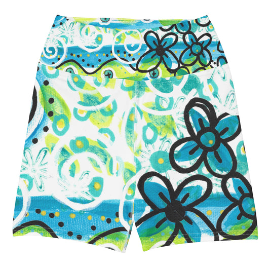 Waves of Summer Workout Shorts