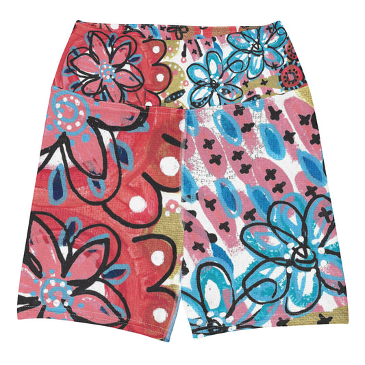 Flower Power Workout Shorts