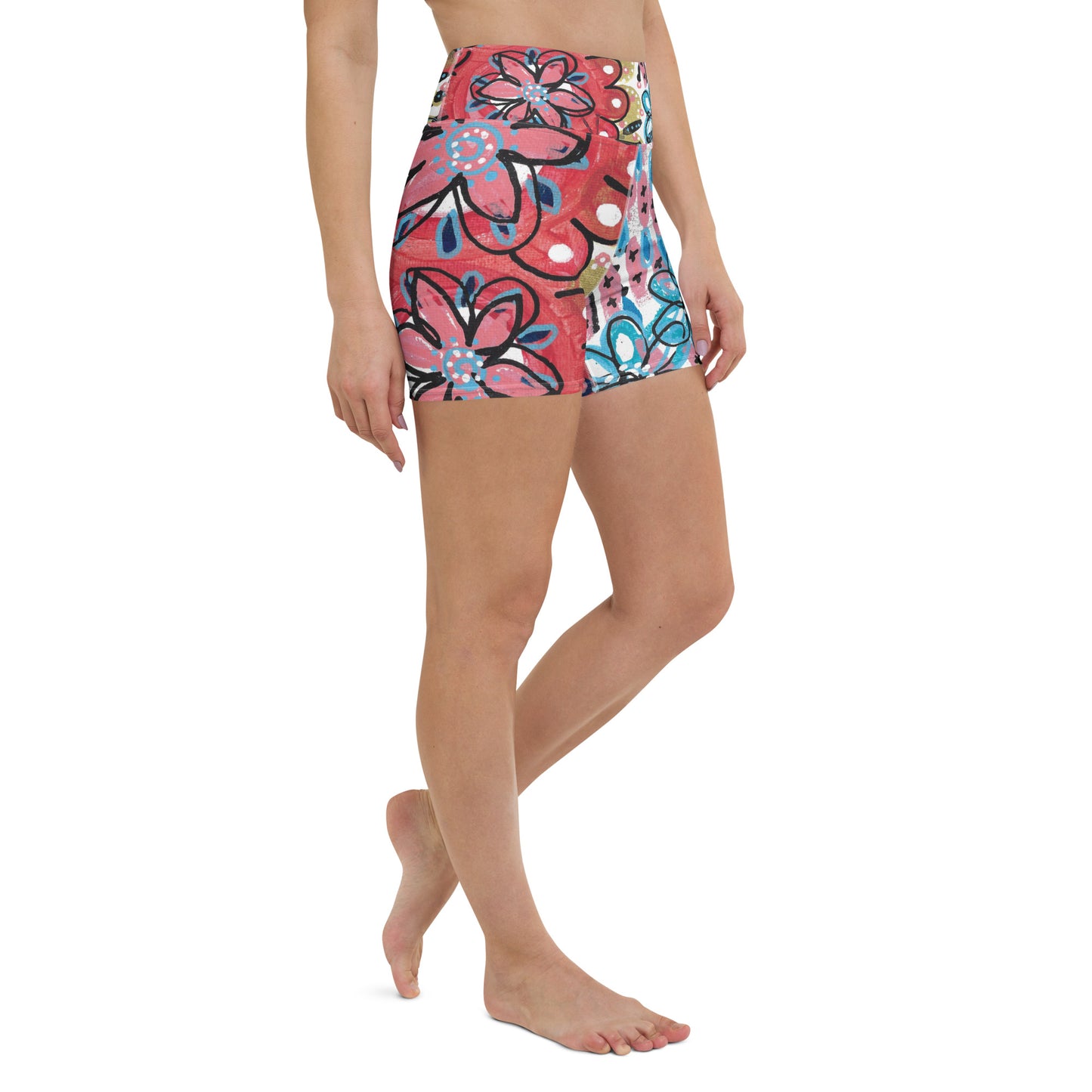 Flower Power Workout Shorts